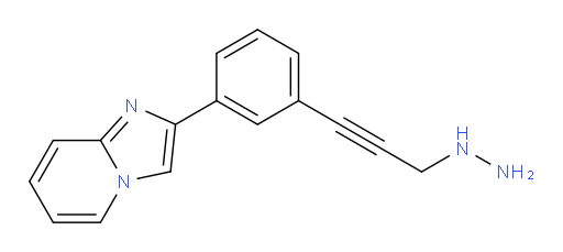2-(3-(3-hydrazinylprop-1-yn-1-yl)phenyl)imidazo[1,2-a]pyridine