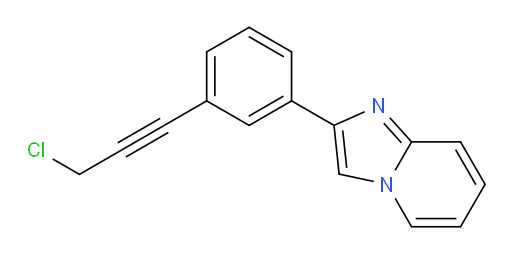 2-(3-(3-chloroprop-1-yn-1-yl)phenyl)imidazo[1,2-a]pyridine