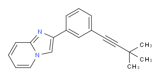 2-(3-(3,3-dimethylbut-1-yn-1-yl)phenyl)imidazo[1,2-a]pyridine