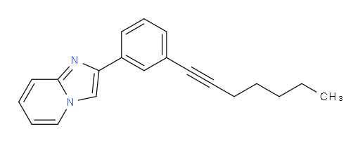 2-(3-(hept-1-yn-1-yl)phenyl)imidazo[1,2-a]pyridine