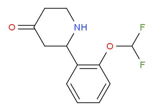 2-(2-(difluoromethoxy)phenyl)piperidin-4-one