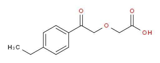 2-(2-(4-ethylphenyl)-2-oxoethoxy)acetic acid