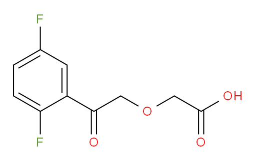 2-(2-(2,5-difluorophenyl)-2-oxoethoxy)acetic acid