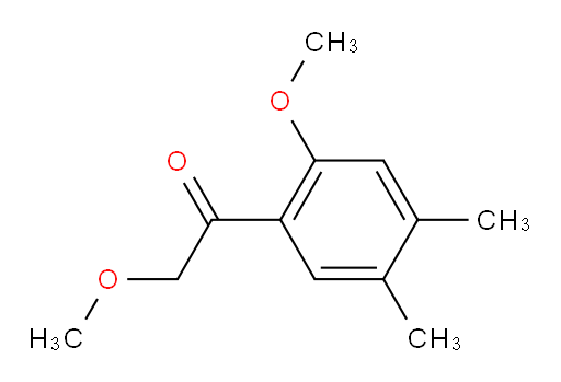 2-methoxy-1-(2-methoxy-4,5-dimethylphenyl)ethanone