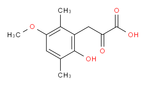 3-(2-hydroxy-5-methoxy-3,6-dimethylphenyl)-2-oxopropanoic acid
