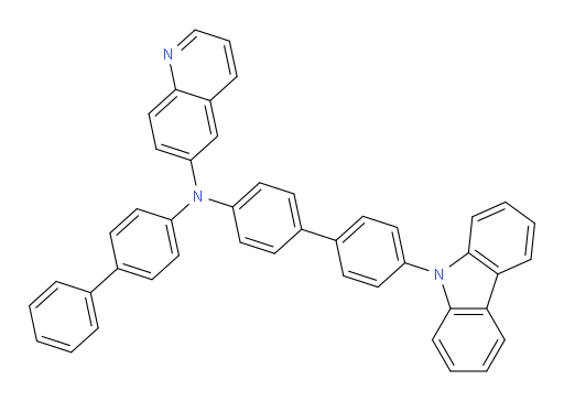 N-(4'-(9H-carbazol-9-yl)-[1,1'-biphenyl]-4-yl)-N-([1,1'-biphenyl]-4-yl)quinolin-6-amine