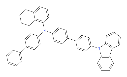 N-(4'-(9H-carbazol-9-yl)-[1,1'-biphenyl]-4-yl)-N-([1,1'-biphenyl]-4-yl)-5,6,7,8-tetrahydronaphthalen-1-amine