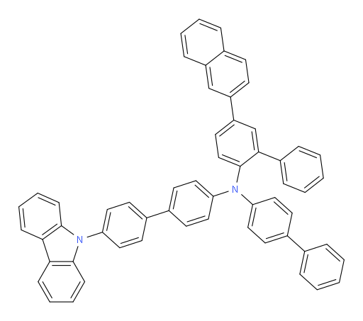 N-(4'-(9H-carbazol-9-yl)-[1,1'-biphenyl]-4-yl)-N-([1,1'-biphenyl]-4-yl)-5-(naphthalen-2-yl)-[1,1'-biphenyl]-2-amine