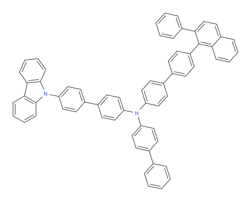 N-(4'-(9H-carbazol-9-yl)-[1,1'-biphenyl]-4-yl)-N-([1,1'-biphenyl]-4-yl)-4'-(2-phenylnaphthalen-1-yl)-[1,1'-biphenyl]-4-amine
