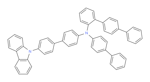 N-(4'-(9H-carbazol-9-yl)-[1,1'-biphenyl]-4-yl)-N-([1,1'-biphenyl]-4-yl)-[1,1':4',1''-terphenyl]-2-amine