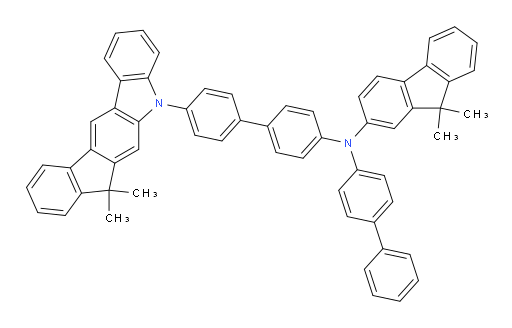 N-([1,1'-biphenyl]-4-yl)-N-(4'-(7,7-dimethylindeno[2,1-b]carbazol-5(7H)-yl)-[1,1'-biphenyl]-4-yl)-9,9-dimethyl-9H-fluoren-2-amine