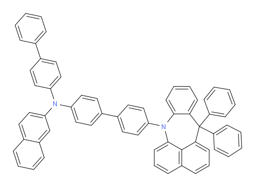 N-([1,1'-biphenyl]-4-yl)-N-(4'-(12,12-diphenylbenzo[f]naphtho[1,8-bc]azepin-7(12H)-yl)-[1,1'-biphenyl]-4-yl)naphthalen-2-amine