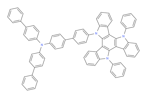 N,N-di([1,1'-biphenyl]-4-yl)-4'-(10,15-diphenyl-10,15-dihydro-5H-diindolo[3,2-a:3',2'-c]carbazol-5-yl)-[1,1'-biphenyl]-4-amine