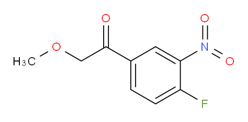 1-(4-fluoro-3-nitrophenyl)-2-methoxyethanone