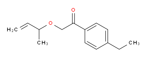 2-(but-3-en-2-yloxy)-1-(4-ethylphenyl)ethanone