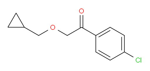 1-(4-chlorophenyl)-2-(cyclopropylmethoxy)ethanone