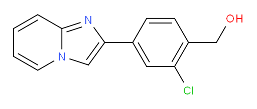 (2-chloro-4-(imidazo[1,2-a]pyridin-2-yl)phenyl)methanol