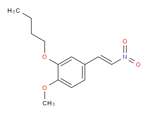 (E)-2-butoxy-1-methoxy-4-(2-nitrovinyl)benzene