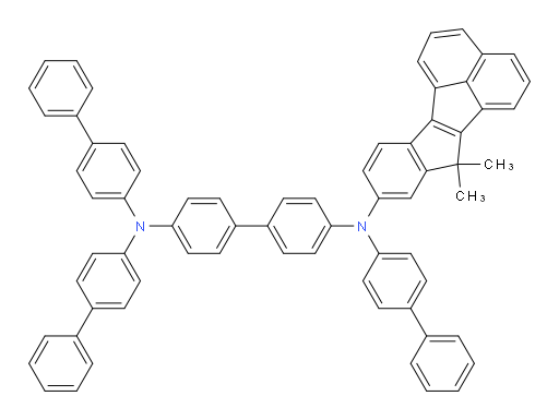 N4,N4,N4'-tri([1,1'-biphenyl]-4-yl)-N4'-(11,11-dimethyl-11H-indeno[1,2-a]acenaphthylen-9-yl)-[1,1'-biphenyl]-4,4'-diamine