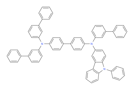 N4,N4,N4'-tri([1,1'-biphenyl]-3-yl)-N4'-(9-phenyl-9H-carbazol-3-yl)-[1,1'-biphenyl]-4,4'-diamine