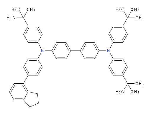 N4,N4,N4'-tris(4-(tert-butyl)phenyl)-N4'-(4-(2,3-dihydro-1H-inden-4-yl)phenyl)-[1,1'-biphenyl]-4,4'-diamine