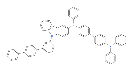 N4-(9-([1,1':4',1''-terphenyl]-3-yl)-9H-carbazol-3-yl)-N4,N4',N4'-triphenyl-[1,1'-biphenyl]-4,4'-diamine