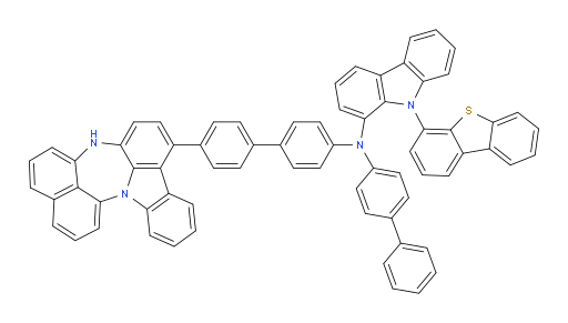N-(4'-(4H-naphtho[1',8':5,6,7][1,4]diazepino[3,2,1-jk]carbazol-7-yl)-[1,1'-biphenyl]-4-yl)-N-([1,1'-biphenyl]-4-yl)-9-(dibenzo[b,d]thiophen-4-yl)-9H-carbazol-1-amine
