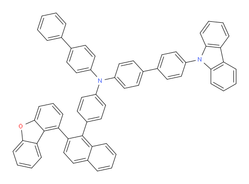 N-([1,1'-biphenyl]-4-yl)-4'-(9H-carbazol-9-yl)-N-(4-(2-(dibenzo[b,d]furan-1-yl)naphthalen-1-yl)phenyl)-[1,1'-biphenyl]-4-amine