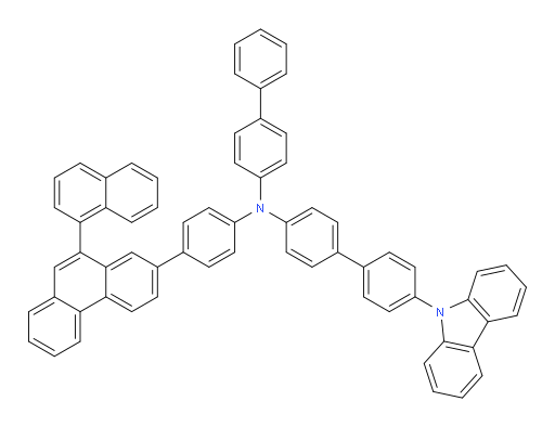 N-([1,1'-biphenyl]-4-yl)-4'-(9H-carbazol-9-yl)-N-(4-(10-(naphthalen-1-yl)phenanthren-2-yl)phenyl)-[1,1'-biphenyl]-4-amine