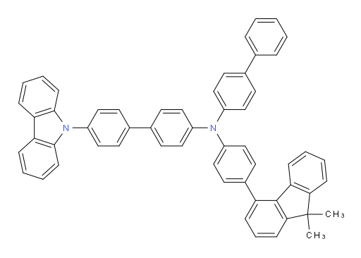 N-([1,1'-biphenyl]-4-yl)-4'-(9H-carbazol-9-yl)-N-(4-(9,9-dimethyl-9H-fluoren-4-yl)phenyl)-[1,1'-biphenyl]-4-amine