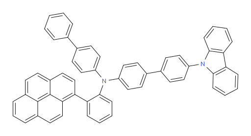 N-([1,1'-biphenyl]-4-yl)-4'-(9H-carbazol-9-yl)-N-(2-(pyren-1-yl)phenyl)-[1,1'-biphenyl]-4-amine