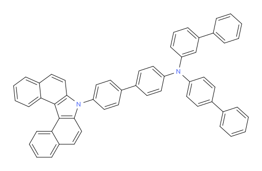 N-(4'-(7H-dibenzo[c,g]carbazol-7-yl)-[1,1'-biphenyl]-4-yl)-N-([1,1'-biphenyl]-4-yl)-[1,1'-biphenyl]-3-amine