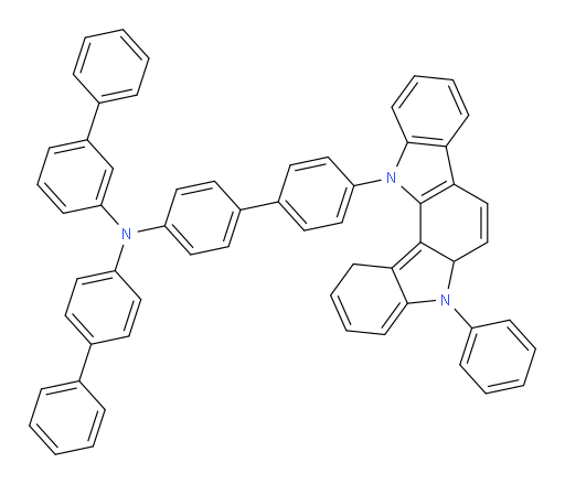 N-([1,1'-biphenyl]-4-yl)-N-(4'-(5-phenyl-5,5a-dihydroindolo[3,2-a]carbazol-12(1H)-yl)-[1,1'-biphenyl]-4-yl)-[1,1'-biphenyl]-3-amine