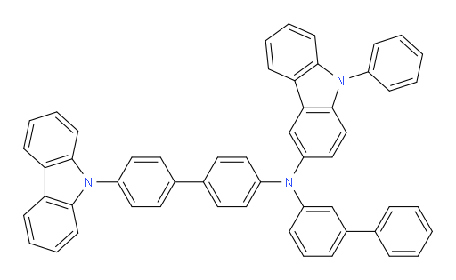 N-(4'-(9H-carbazol-9-yl)-[1,1'-biphenyl]-4-yl)-N-([1,1'-biphenyl]-3-yl)-9-phenyl-9H-carbazol-3-amine