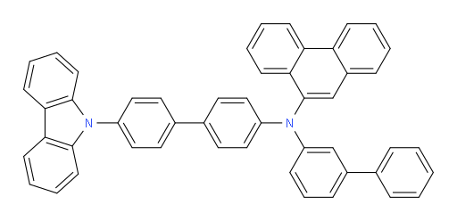 N-(4'-(9H-carbazol-9-yl)-[1,1'-biphenyl]-4-yl)-N-([1,1'-biphenyl]-3-yl)phenanthren-9-amine