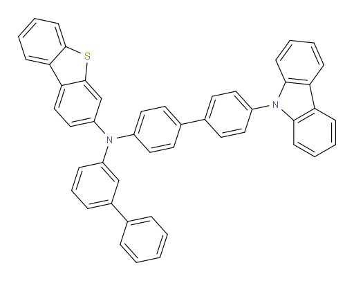N-(4'-(9H-carbazol-9-yl)-[1,1'-biphenyl]-4-yl)-N-([1,1'-biphenyl]-3-yl)dibenzo[b,d]thiophen-3-amine