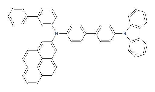 N-(4'-(9H-carbazol-9-yl)-[1,1'-biphenyl]-4-yl)-N-([1,1'-biphenyl]-3-yl)pyren-2-amine