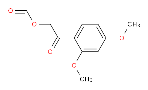 2-(2,4-dimethoxyphenyl)-2-oxoethyl formate