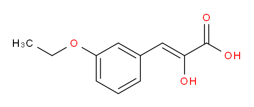 (Z)-3-(3-ethoxyphenyl)-2-hydroxyacrylic acid