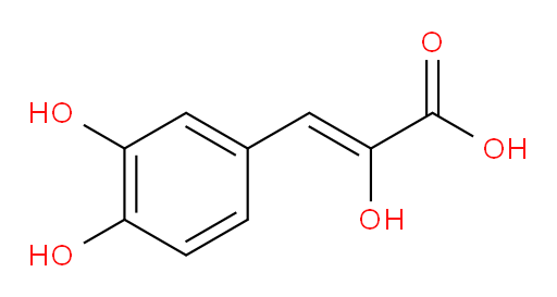 (Z)-3-(3,4-dihydroxyphenyl)-2-hydroxyacrylic acid