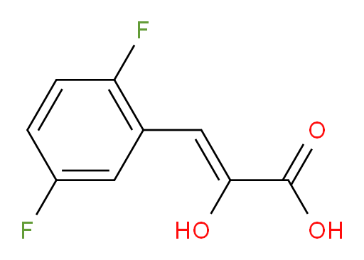 (Z)-3-(2,5-difluorophenyl)-2-hydroxyacrylic acid