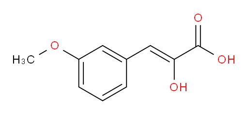 (Z)-2-hydroxy-3-(3-methoxyphenyl)acrylic acid