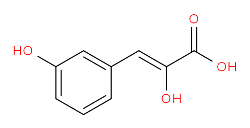 (Z)-2-hydroxy-3-(3-hydroxyphenyl)acrylic acid