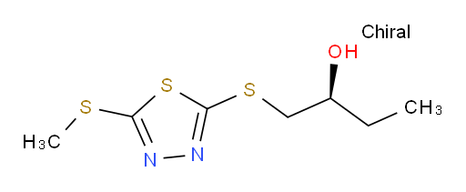 (S)-1-((5-(methylthio)-1,3,4-thiadiazol-2-yl)thio)butan-2-ol