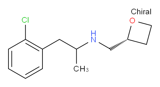 1-(2-chlorophenyl)-N-((R)-oxetan-2-ylmethyl)propan-2-amine