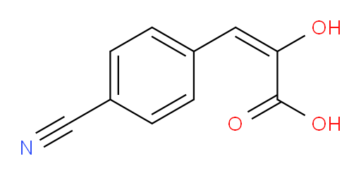 (E)-3-(4-cyanophenyl)-2-hydroxyacrylic acid