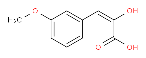 (E)-2-hydroxy-3-(3-methoxyphenyl)acrylic acid