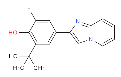 2-(tert-butyl)-6-fluoro-4-(imidazo[1,2-a]pyridin-2-yl)phenol