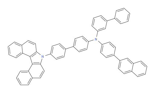N-(4'-(7H-dibenzo[c,g]carbazol-7-yl)-[1,1'-biphenyl]-4-yl)-N-(4-(naphthalen-2-yl)phenyl)-[1,1'-biphenyl]-3-amine