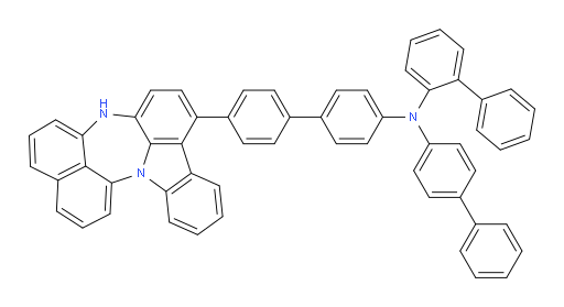 N-(4'-(4H-naphtho[1',8':5,6,7][1,4]diazepino[3,2,1-jk]carbazol-7-yl)-[1,1'-biphenyl]-4-yl)-N-([1,1'-biphenyl]-4-yl)-[1,1'-biphenyl]-2-amine